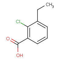62089-36-5 2-chloro-3-ethylbenzoic acid chemical structure