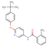224804-49-3 N-[6-(4-tert-butylphenoxy)pyridin-3-yl]-2-methylbenzamide chemical structure