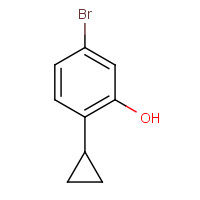 104902-23-0 5-bromo-2-cyclopropylphenol chemical structure