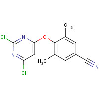 1225383-63-0 4-(2,6-dichloropyrimidin-4-yl)oxy-3,5-dimethylbenzonitrile chemical structure