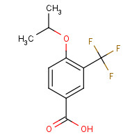 213598-16-4 4-propan-2-yloxy-3-(trifluoromethyl)benzoic acid chemical structure