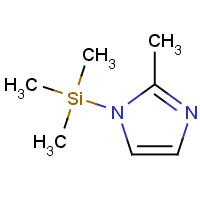 60498-72-8 trimethyl-(2-methylimidazol-1-yl)silane chemical structure