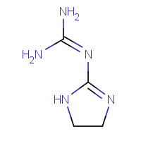 76943-16-3 2-(4,5-dihydro-1H-imidazol-2-yl)guanidine chemical structure