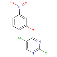 76661-24-0 2,5-dichloro-4-(3-nitrophenoxy)pyrimidine chemical structure