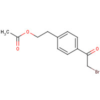 1361414-32-5 2-[4-(2-bromoacetyl)phenyl]ethyl acetate chemical structure