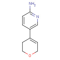 1384425-30-2 5-(3,6-dihydro-2H-pyran-4-yl)pyridin-2-amine chemical structure