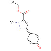 852816-08-1 ethyl 2-methyl-5-(4-oxocyclohexa-2,5-dien-1-ylidene)-1H-pyrazole-3-carboxylate chemical structure