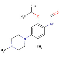 1462951-48-9 N-[5-methyl-4-(4-methylpiperazin-1-yl)-2-propan-2-yloxyphenyl]formamide chemical structure