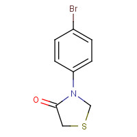 338753-34-7 3-(4-bromophenyl)-1,3-thiazolidin-4-one chemical structure
