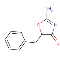 15900-27-3 2-amino-5-benzyl-1,3-oxazol-4-one chemical structure