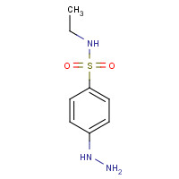 90154-08-8 N-ethyl-4-hydrazinylbenzenesulfonamide chemical structure