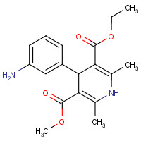 138135-48-5 5-O-ethyl 3-O-methyl 4-(3-aminophenyl)-2,6-dimethyl-1,4-dihydropyridine-3,5-dicarboxylate chemical structure