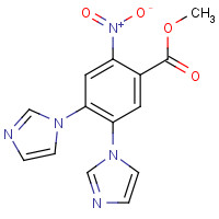 1256633-33-6 methyl 4,5-di(imidazol-1-yl)-2-nitrobenzoate chemical structure