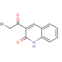 145736-75-0 3-(2-bromoacetyl)-1H-quinolin-2-one chemical structure