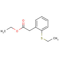 1363179-43-4 ethyl 2-(2-ethylsulfanylphenyl)acetate chemical structure