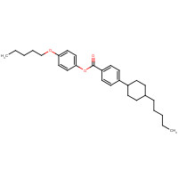 84601-01-4 (4-pentoxyphenyl) 4-(4-pentylcyclohexyl)benzoate chemical structure