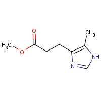 145133-10-4 methyl 3-(5-methyl-1H-imidazol-4-yl)propanoate chemical structure