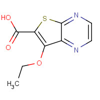 521948-77-6 7-ethoxythieno[2,3-b]pyrazine-6-carboxylic acid chemical structure