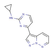 551919-54-1 N-cyclopropyl-4-pyrazolo[1,5-b]pyridazin-3-ylpyrimidin-2-amine chemical structure