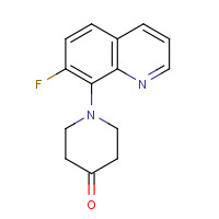 917251-83-3 1-(7-fluoroquinolin-8-yl)piperidin-4-one chemical structure