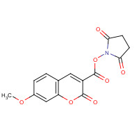 150321-92-9 (2,5-dioxopyrrolidin-1-yl) 7-methoxy-2-oxochromene-3-carboxylate chemical structure