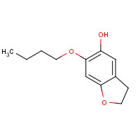 119795-16-3 6-butoxy-2,3-dihydro-1-benzofuran-5-ol chemical structure