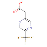 1196151-33-3 2-[5-(trifluoromethyl)pyrazin-2-yl]acetic acid chemical structure
