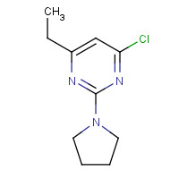 901586-62-7 4-chloro-6-ethyl-2-pyrrolidin-1-ylpyrimidine chemical structure
