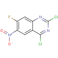 1007308-75-9 2,4-dichloro-7-fluoro-6-nitroquinazoline chemical structure