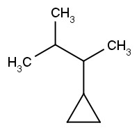 6976-27-8 3-methylbutan-2-ylcyclopropane chemical structure