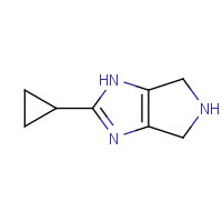 1329996-87-3 2-cyclopropyl-1,4,5,6-tetrahydropyrrolo[3,4-d]imidazole chemical structure