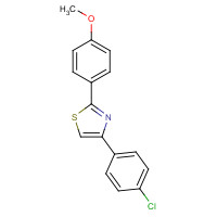 220526-77-2 4-(4-chlorophenyl)-2-(4-methoxyphenyl)-1,3-thiazole chemical structure
