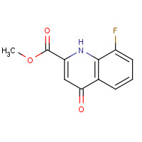 219949-89-0 methyl 8-fluoro-4-oxo-1H-quinoline-2-carboxylate chemical structure