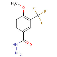 321195-92-0 4-methoxy-3-(trifluoromethyl)benzohydrazide chemical structure