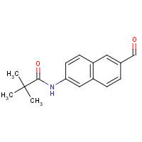 832102-25-7 N-(6-formylnaphthalen-2-yl)-2,2-dimethylpropanamide chemical structure
