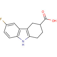 907211-31-8 6-fluoro-2,3,4,9-tetrahydro-1H-carbazole-3-carboxylic acid chemical structure