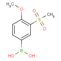 1268496-34-9 (4-methoxy-3-methylsulfonylphenyl)boronic acid chemical structure