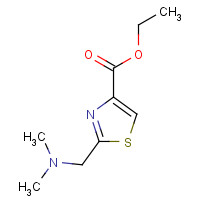 82586-66-1 ethyl 2-[(dimethylamino)methyl]-1,3-thiazole-4-carboxylate chemical structure