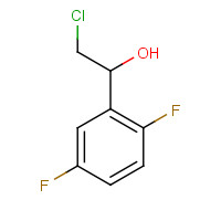 60468-35-1 2-chloro-1-(2,5-difluorophenyl)ethanol chemical structure
