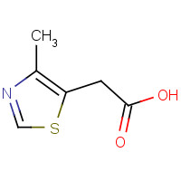 5255-33-4 2-(4-methyl-1,3-thiazol-5-yl)acetic acid chemical structure