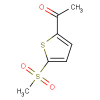 88653-56-9 1-(5-methylsulfonylthiophen-2-yl)ethanone chemical structure