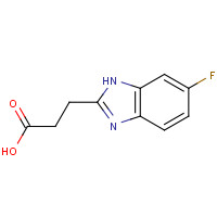 82138-57-6 3-(6-fluoro-1H-benzimidazol-2-yl)propanoic acid chemical structure