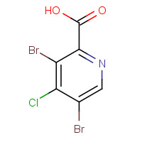 698393-07-6 3,5-dibromo-4-chloropyridine-2-carboxylic acid chemical structure