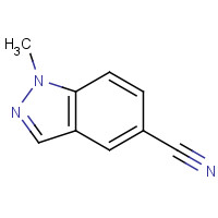 189107-45-7 1-methylindazole-5-carbonitrile chemical structure