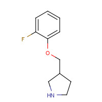 614731-17-8 3-[(2-fluorophenoxy)methyl]pyrrolidine chemical structure