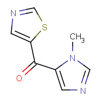 1599524-56-7 (3-methylimidazol-4-yl)-(1,3-thiazol-5-yl)methanone chemical structure