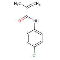 2918-77-6 N-(4-chlorophenyl)-2-methylprop-2-enamide chemical structure