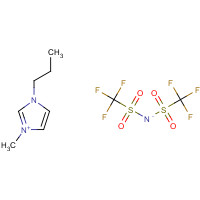 216299-72-8 bis(trifluoromethylsulfonyl)azanide;1-methyl-3-propylimidazol-1-ium chemical structure