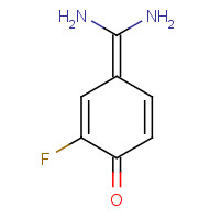 752190-40-2 4-(diaminomethylidene)-2-fluorocyclohexa-2,5-dien-1-one chemical structure