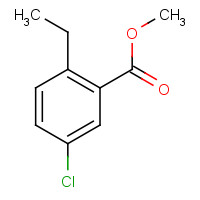 1310378-92-7 methyl 5-chloro-2-ethylbenzoate chemical structure